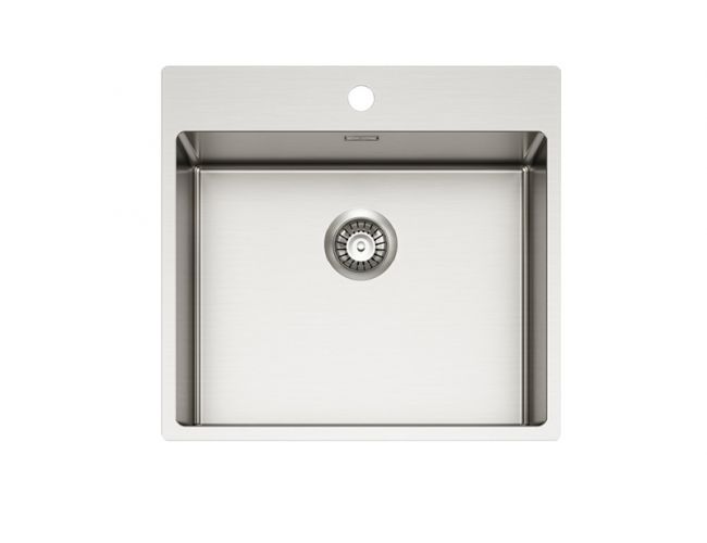 Мойка для кухни NOX 120 540x515x200 в комплекте с интегрированным сифоном (1149937) BRS