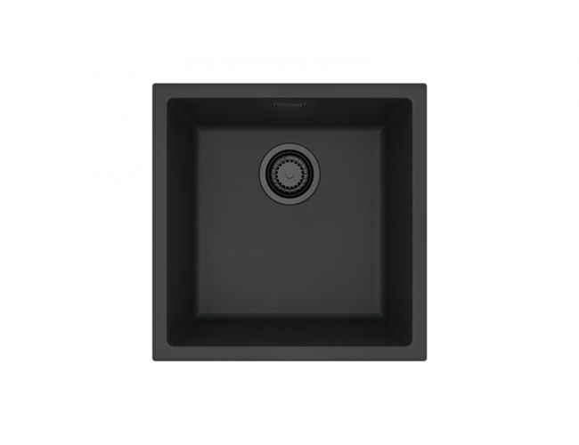 Мойка для кухни OMNI 20 GRANITAL DEEP BLACK-G90 BE 450x450x198 с сифоном(1150050) G91 CARBON