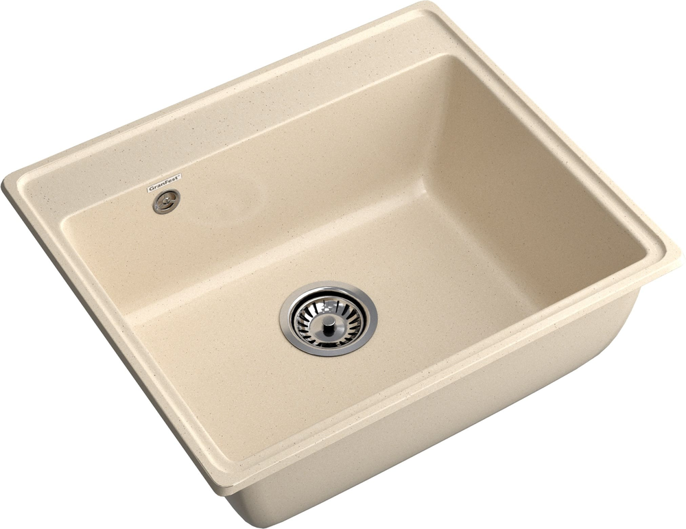 GranFest VERTEX GF-V-580, мойка, мрамор, кашемир