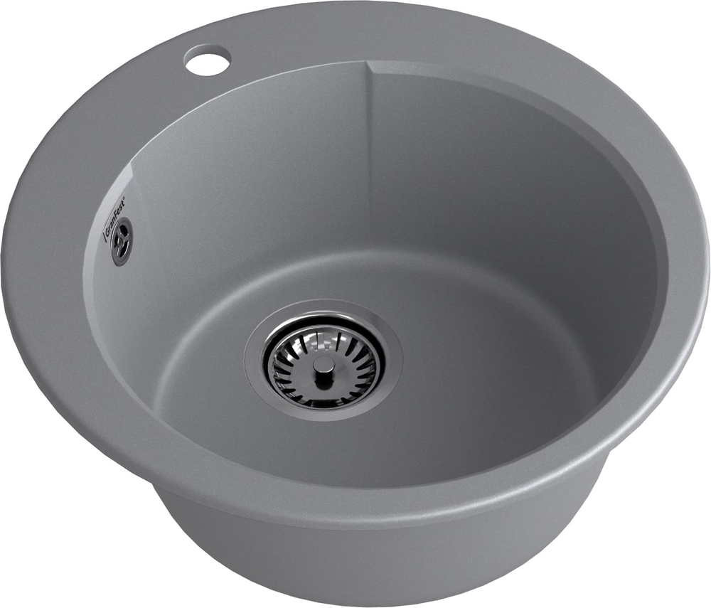 GranFest URBAN GF-UR-649, мойка, гранит, темно-серый