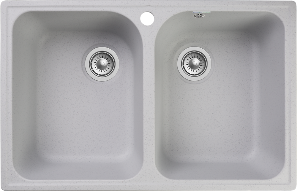 GranFest QUARZ GF-Z15, мойка, гранит, серый