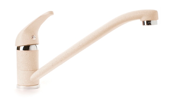 GranFest 1023, смеситель, мрамор, бежевый