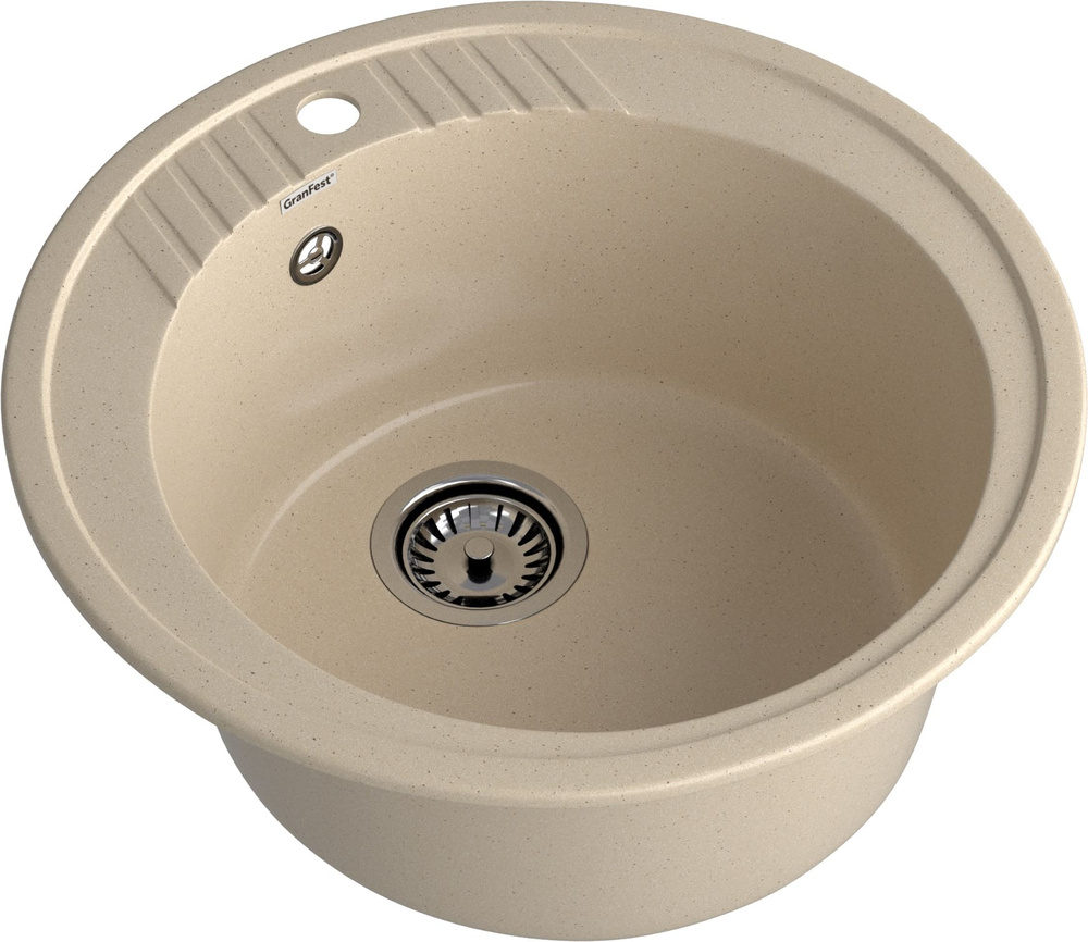 GranFest RONDO GF-R-520, мойка, мрамор, кашемир