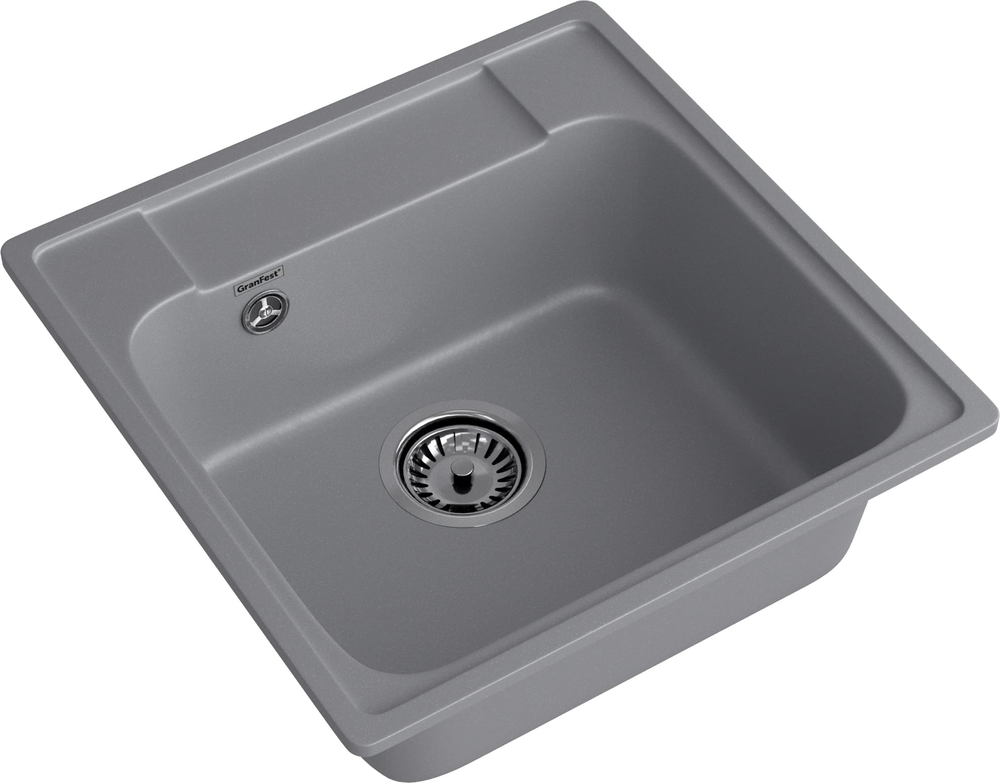 GranFest QUARZ GF-Z48, мойка, гранит, темно-серый