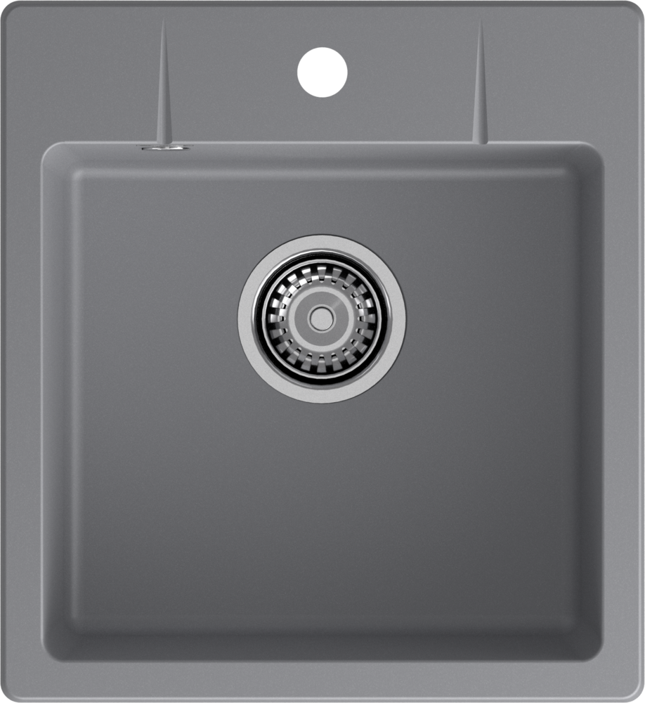 GranFest URBAN 245, мойка, гранит, темно-серый