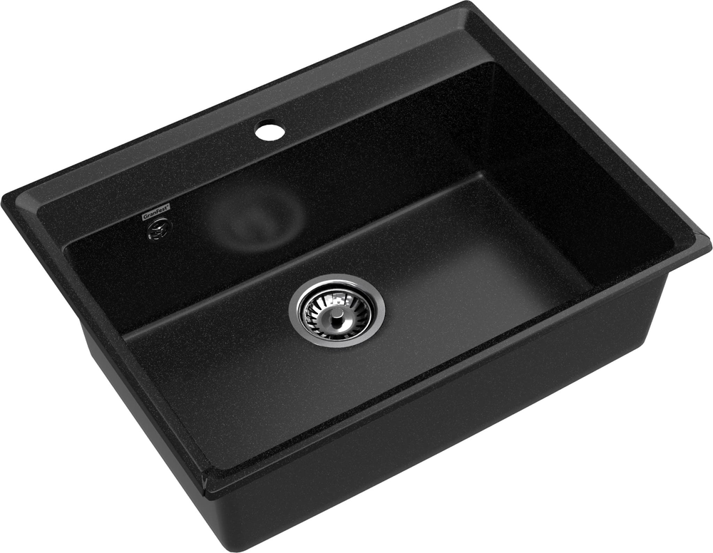 GranFest LEVEL GF-LV-660, мойка, мрамор, черный