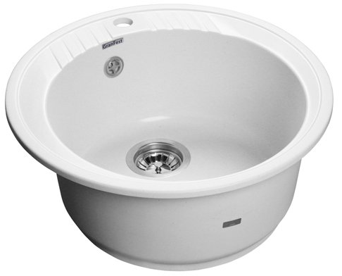 GranFest RONDO GF-R-520, мойка, мрамор, иней