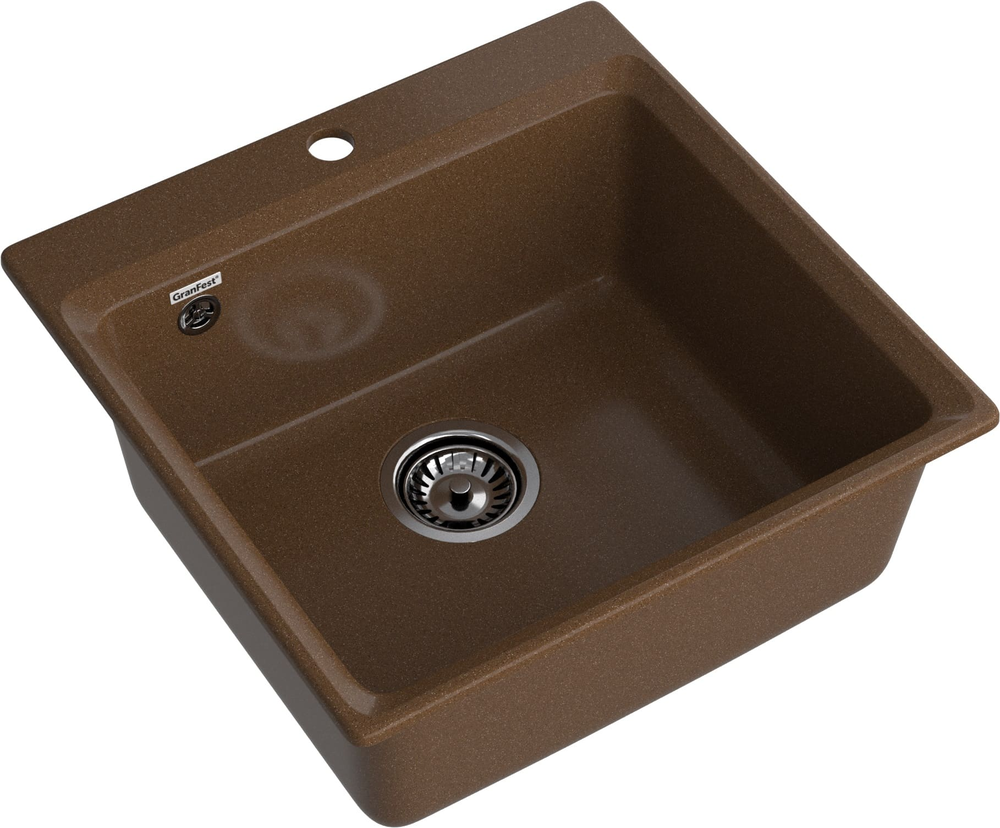 GranFest LEVEL GF-LV-510, мойка, мрамор, терракот