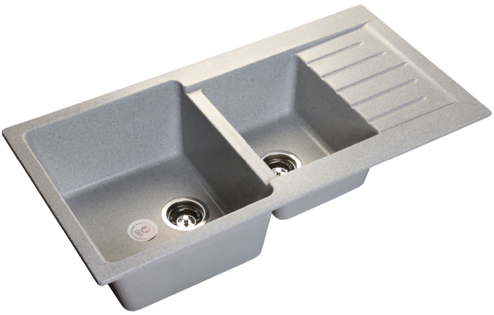 GranFest PRACTIK GF-P-980 KL, мойка, мрамор, серый