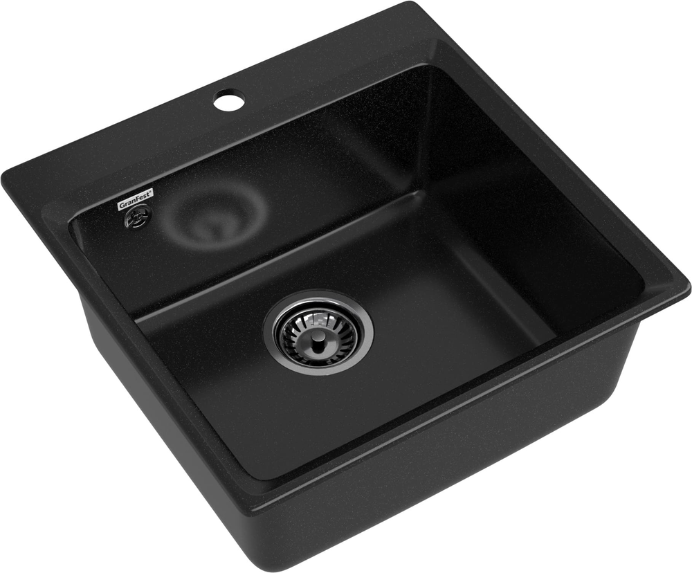 GranFest LEVEL GF-LV-510, мойка, мрамор, черный