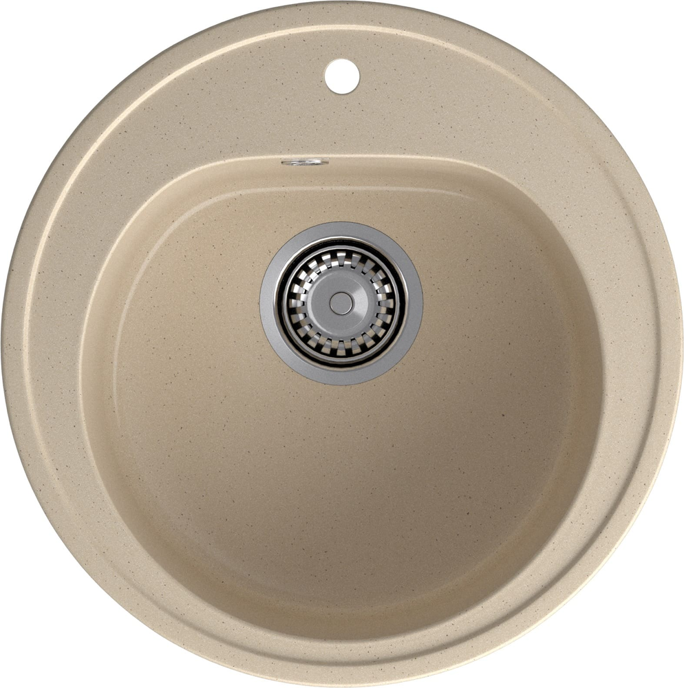 GranFest RONDO GF-R-510, мойка, мрамор, кашемир