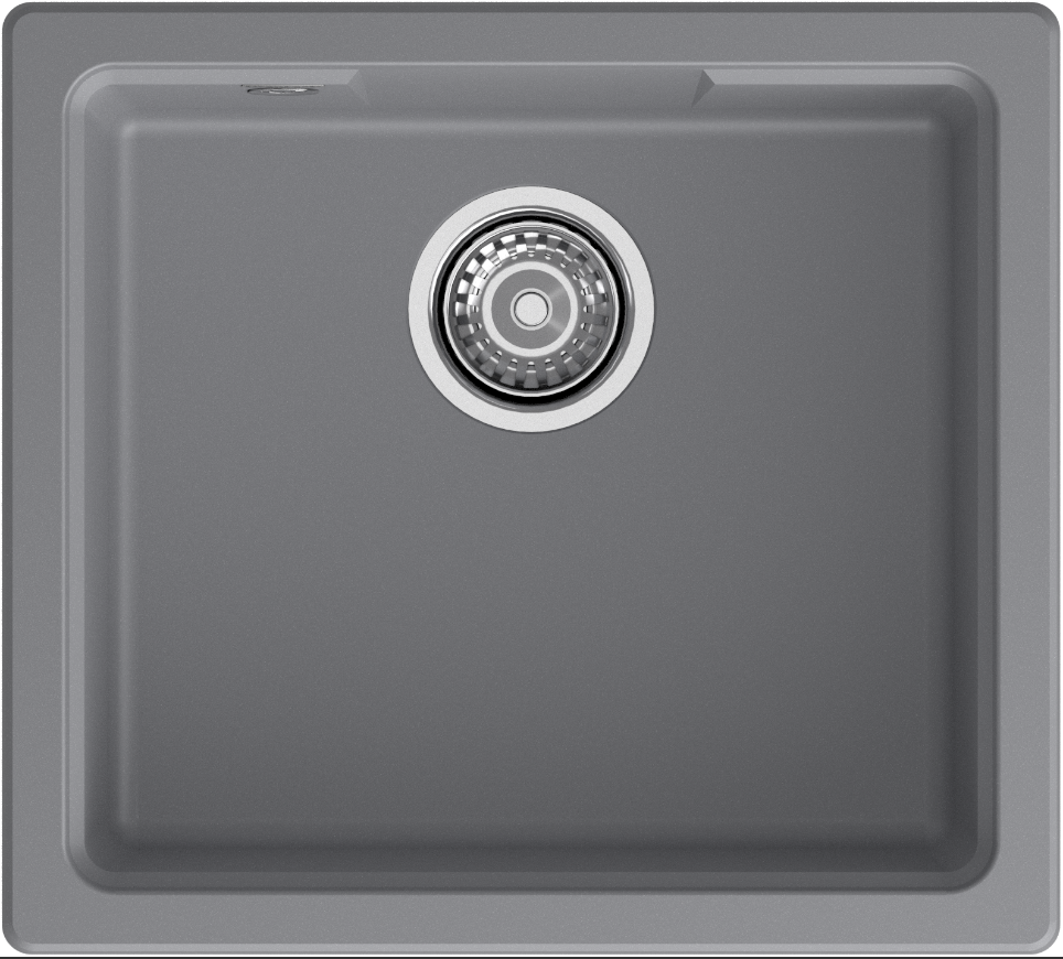 GranFest URBAN 4550, мойка, гранит, темно-серый