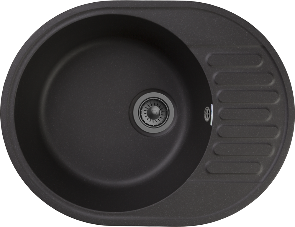 GranFest QUARZ GF-Z58, мойка, гранит, черный