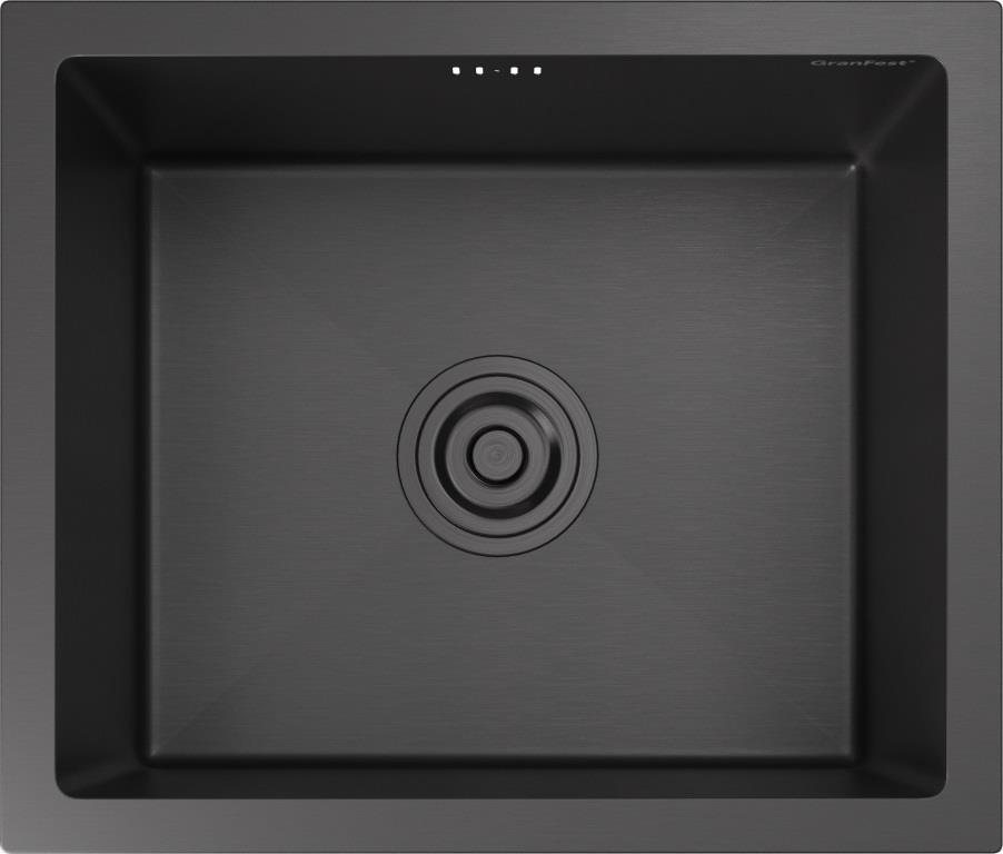GranFest 4538 PVD, мойка, нержавеющая сталь, графит