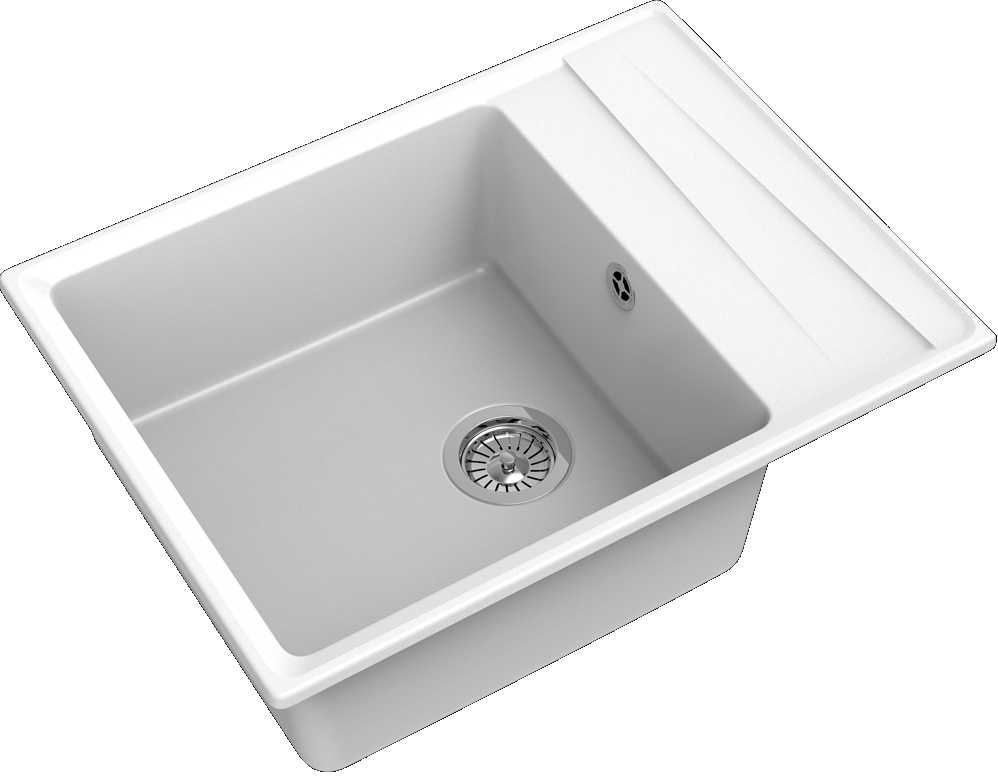 GranFest LEVEL GF-LV-660L, мойка, мрамор, иней