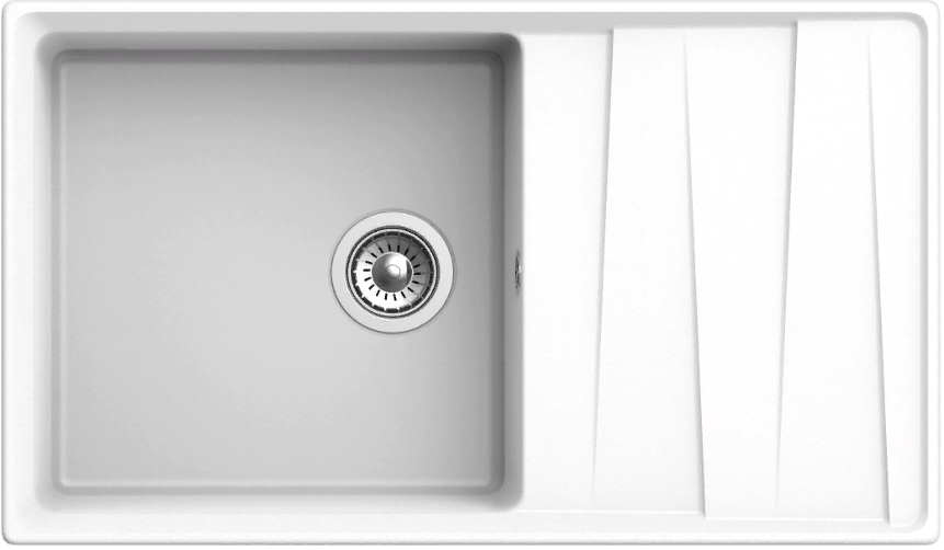 GranFest LEVEL GF-LV-860L, мойка, мрамор, иней