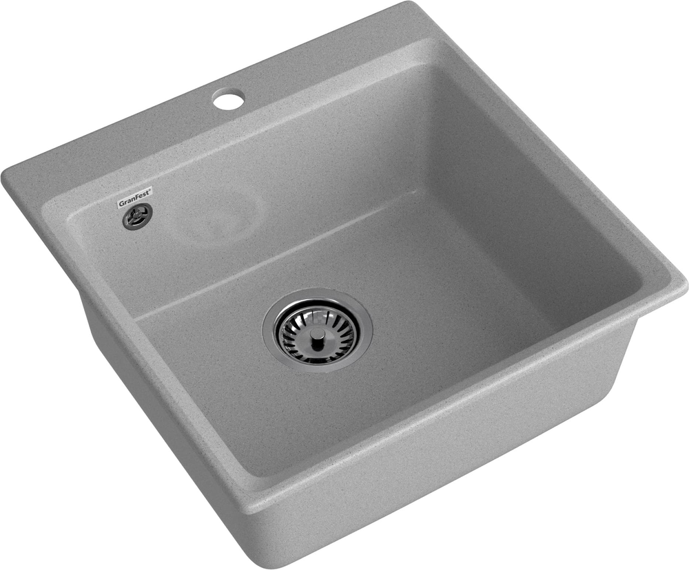 GranFest LEVEL GF-LV-510, мойка, мрамор, серый
