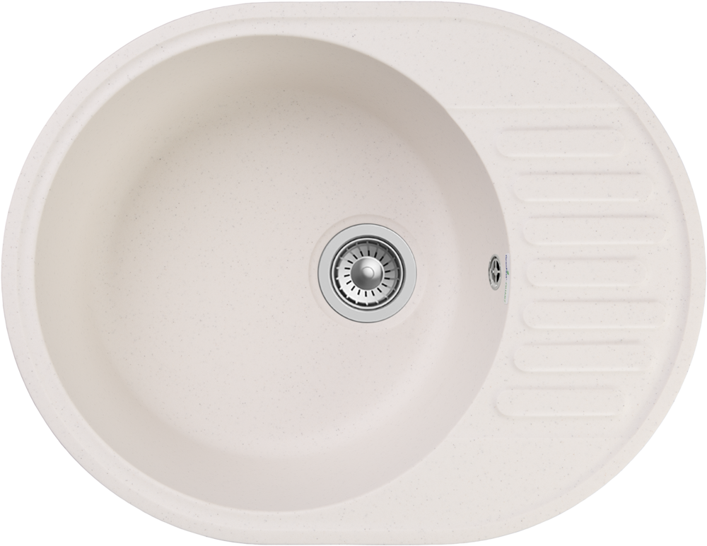 GranFest QUARZ GF-Z58, мойка, гранит, белый