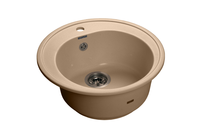 GranFest RONDO GF-R-510, мойка, мрамор, топаз