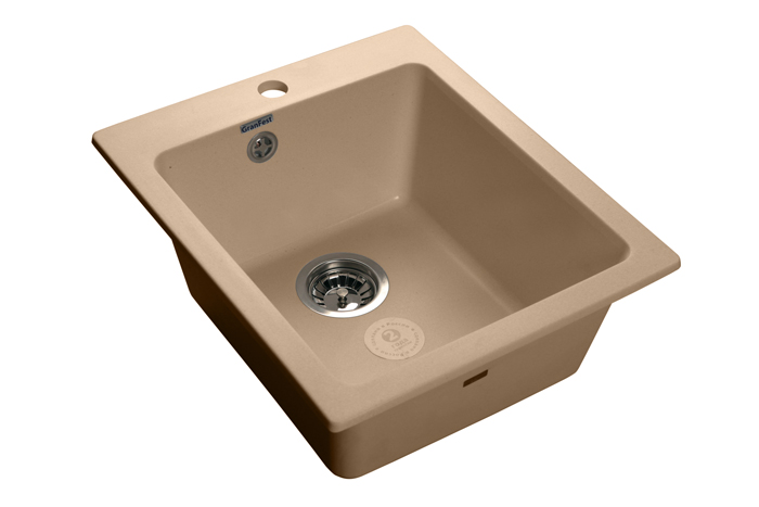 GranFest PRAKTIK GF-P-505, мойка, мрамор, топаз