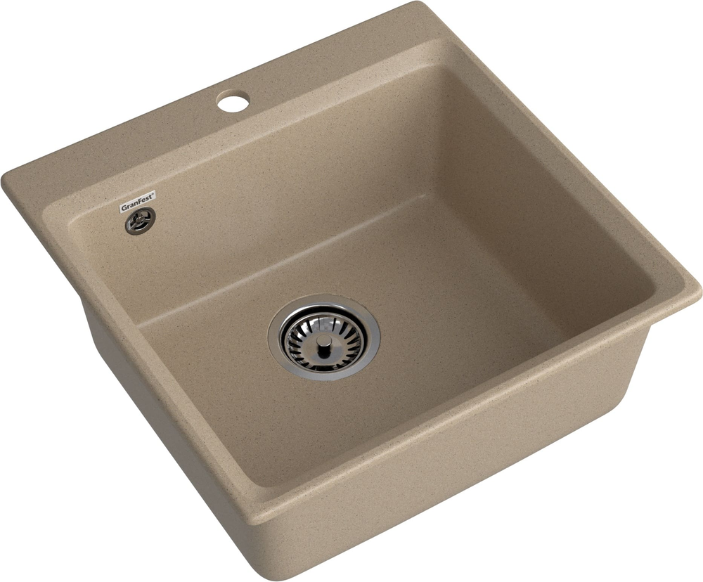 GranFest LEVEL GF-LV-510, мойка, мрамор, песочный