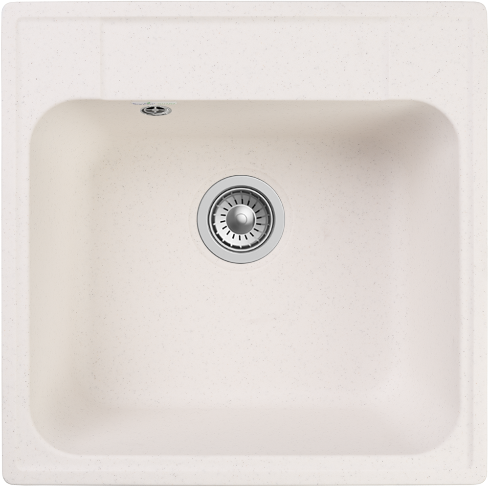 GranFest QUARZ GF-Z48, мойка, гранит, белый