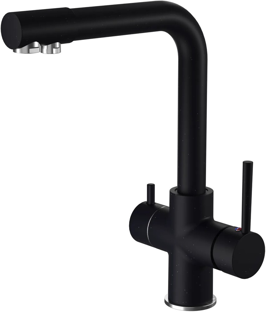 GranFest GF-Z-5423, смеситель, гранит, черный