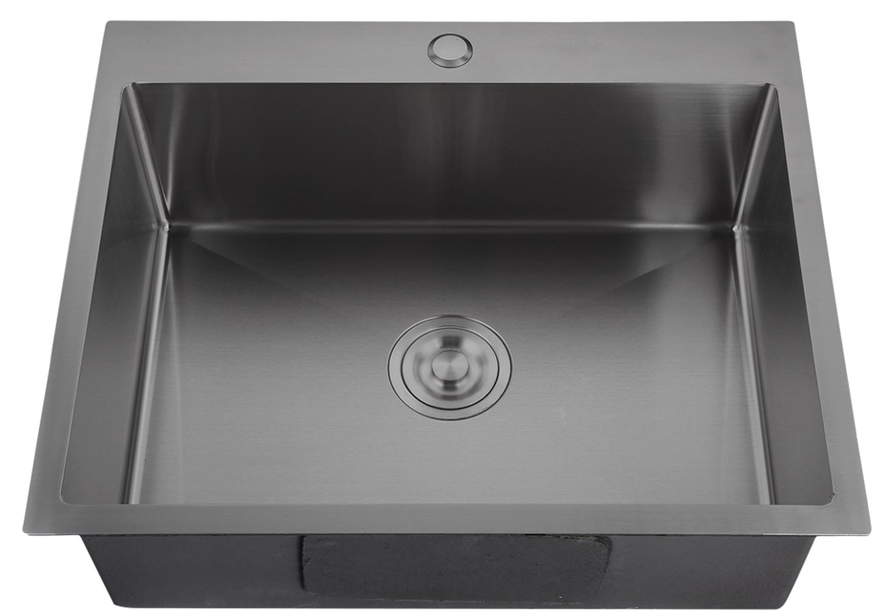 GranFest 6045 PVD, мойка, нержавеющая сталь, графит