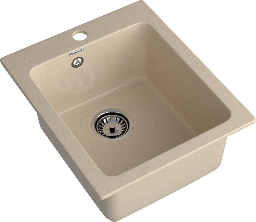 GranFest PRAKTIK GF-P-505, мойка, мрамор, кашемир