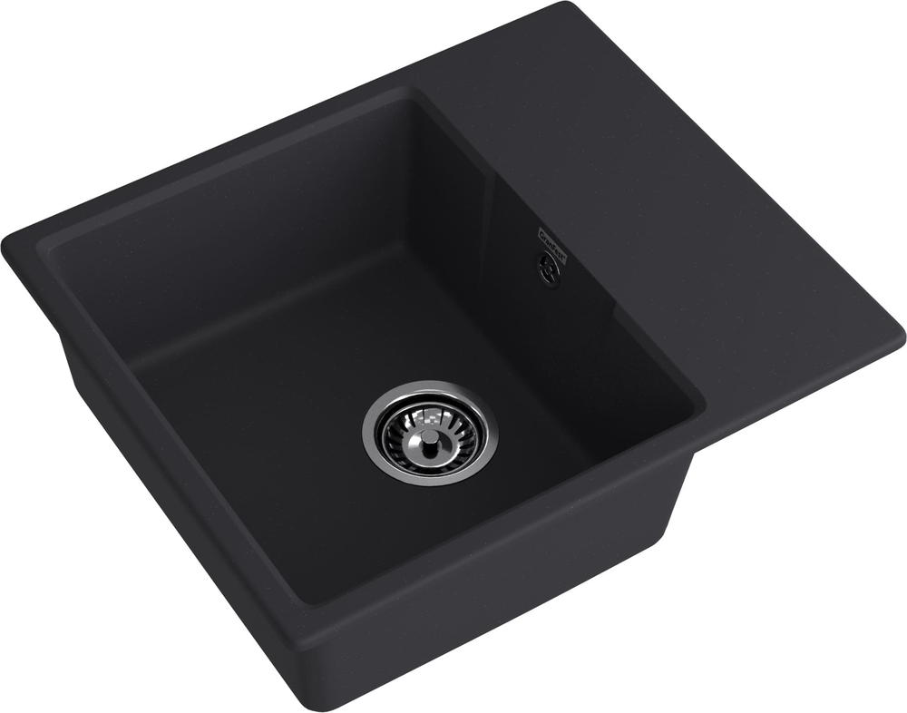 GranFest URBAN GF-UR-658L, мойка, гранит, черный