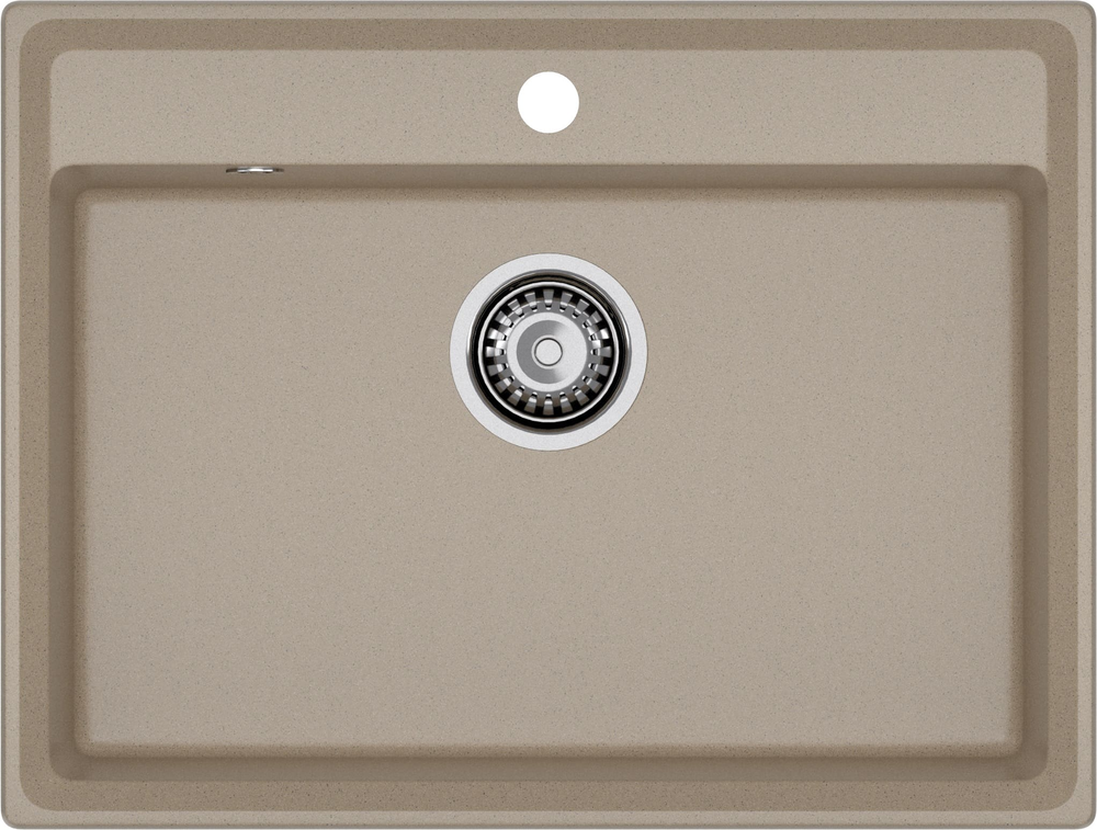 GranFest LEVEL GF-LV-660, мойка, мрамор, песочный