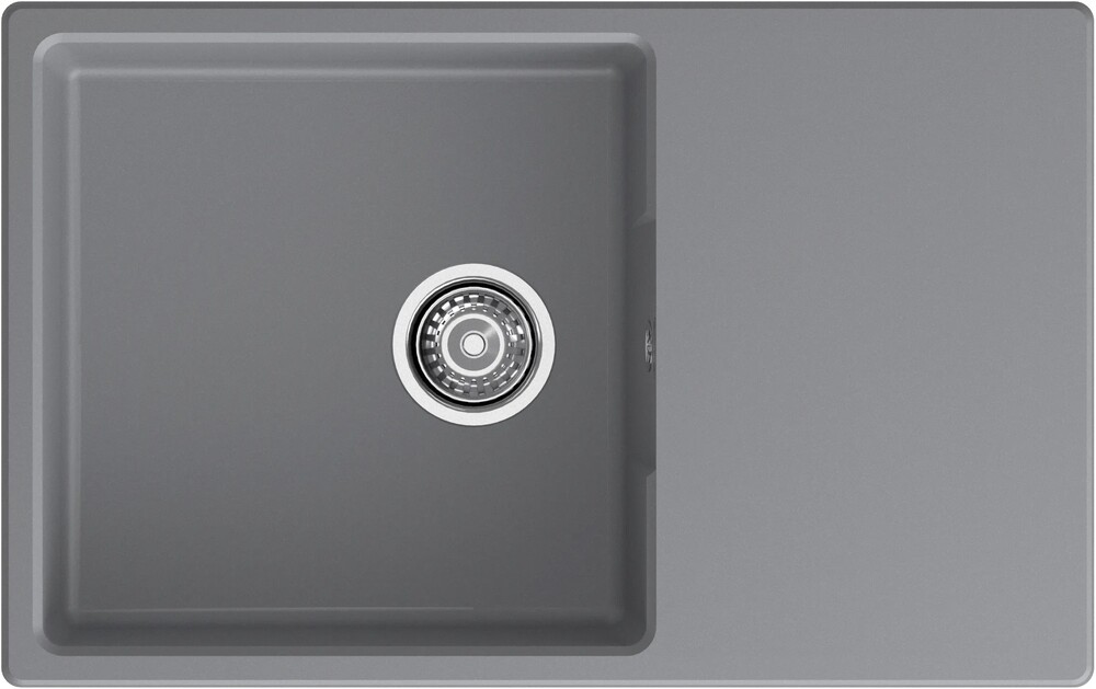 GranFest URBAN 678L, мойка, гранит, темно-серый