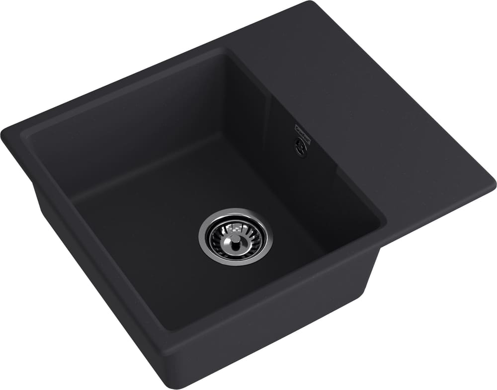 GranFest URBAN GF-UR-658L, мойка, гранит, черный