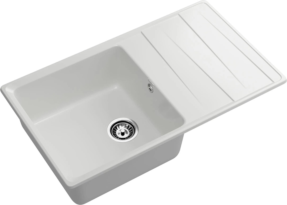 GranFest LEVEL GF-LV-860L, мойка, мрамор, иней