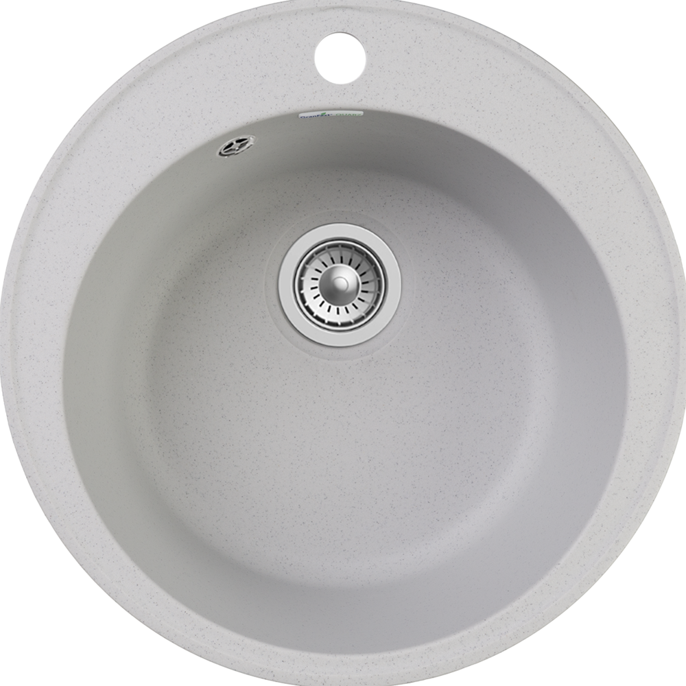 GranFest QUARZ GF-Z08, мойка, гранит, серый