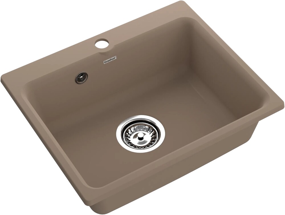 GranFest GF-SMART 520, мойка, мрамор, песочный