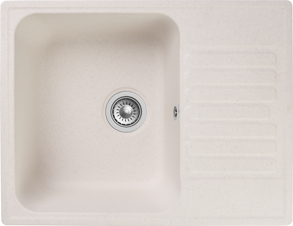 GranFest QUARZ GF-Z13, мойка, гранит, белый