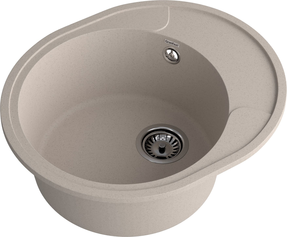 GranFest URBAN GF-UR-857L, мойка, гранит, песочный