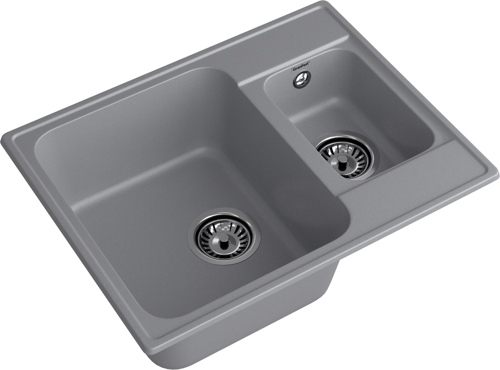 GranFest QUARZ GF-Z09, мойка, гранит, темно-серый