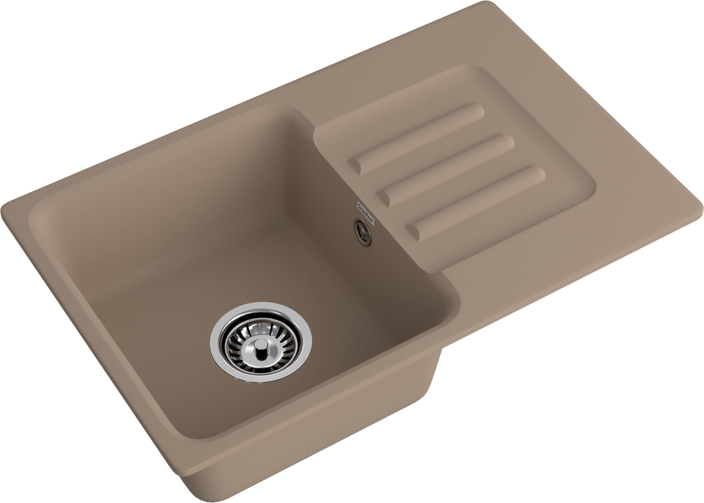 GranFest GF-SMART 680 L, мойка, мрамор, песочный