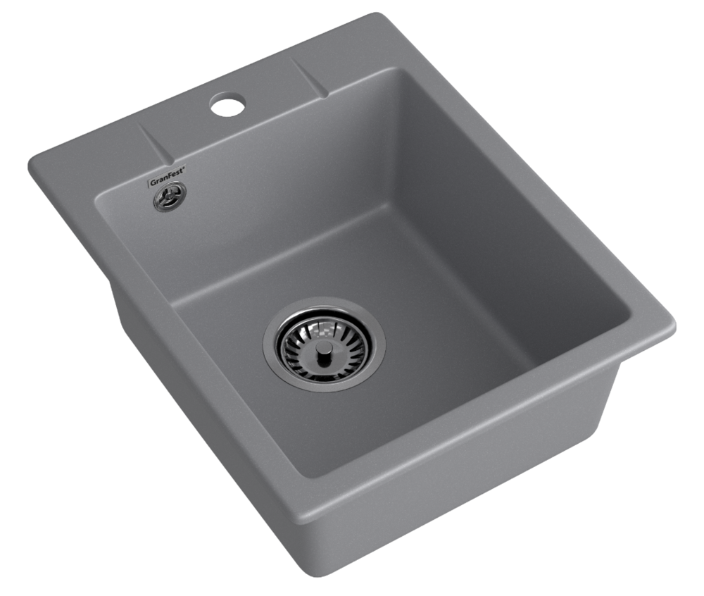 GranFest URBAN 240, мойка, гранит, темно-серый