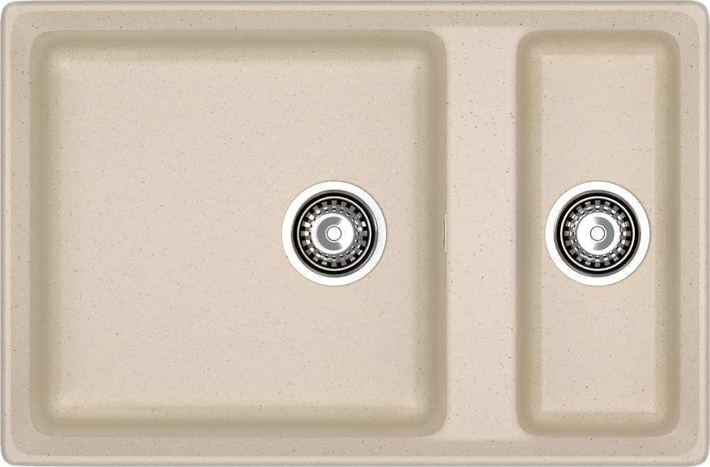 GranFest LEVEL GF-LV-760K, мойка, мрамор, кашемир