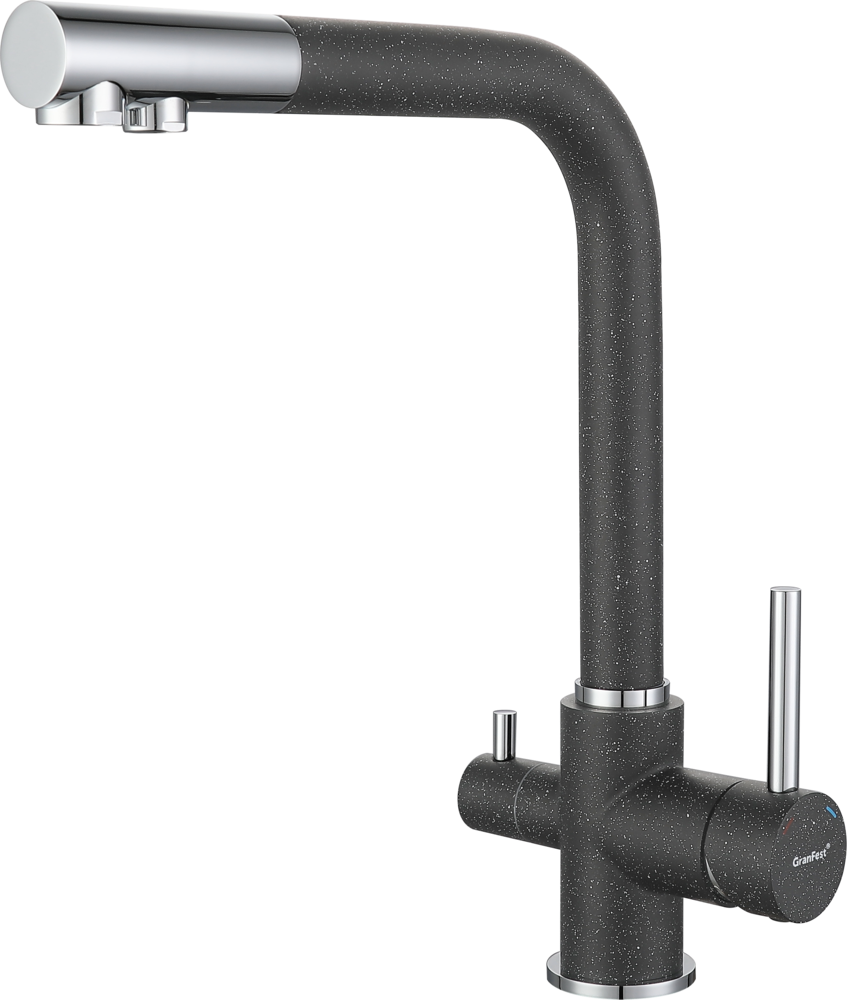 GranFest 3611, смеситель, мрамор, графит