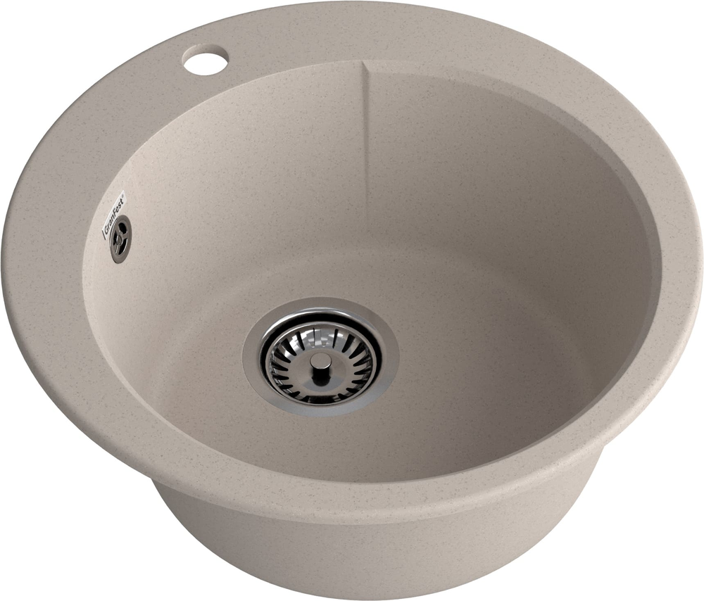 GranFest URBAN GF-UR-649, мойка, гранит, песочный