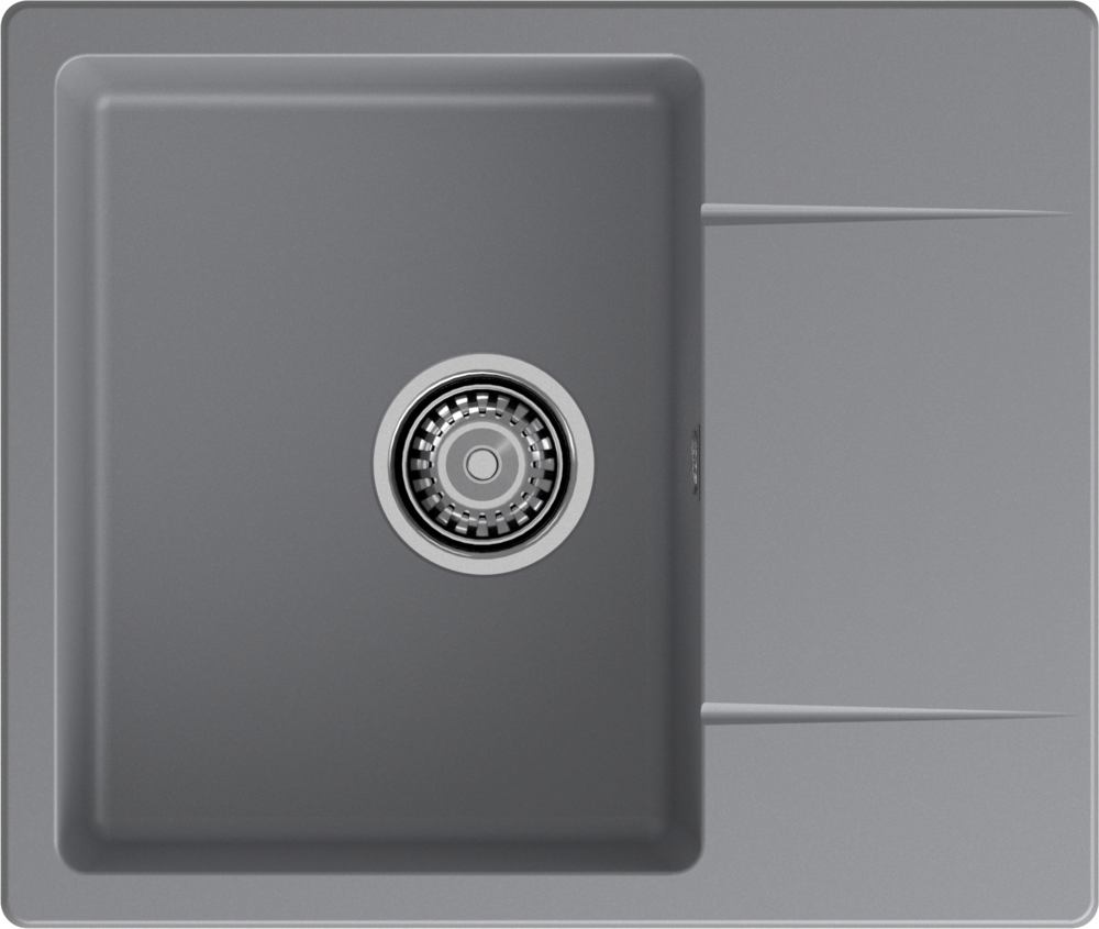 GranFest URBAN 258L, мойка, гранит, темно-серый