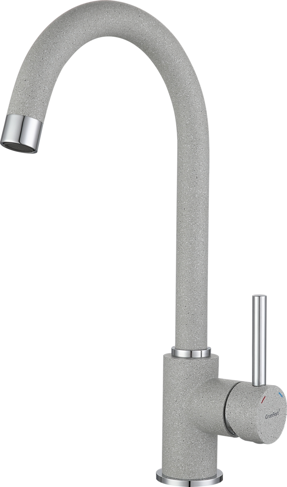 GranFest 3650, смеситель, мрамор, серый