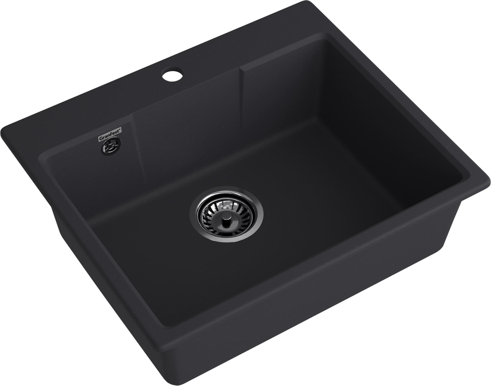 GranFest URBAN GF-UR-658, мойка, гранит, черный