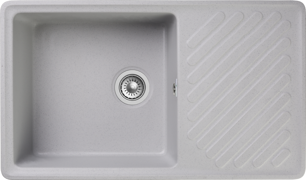GranFest QUARZ GF-ZL-53, мойка, гранит, серый