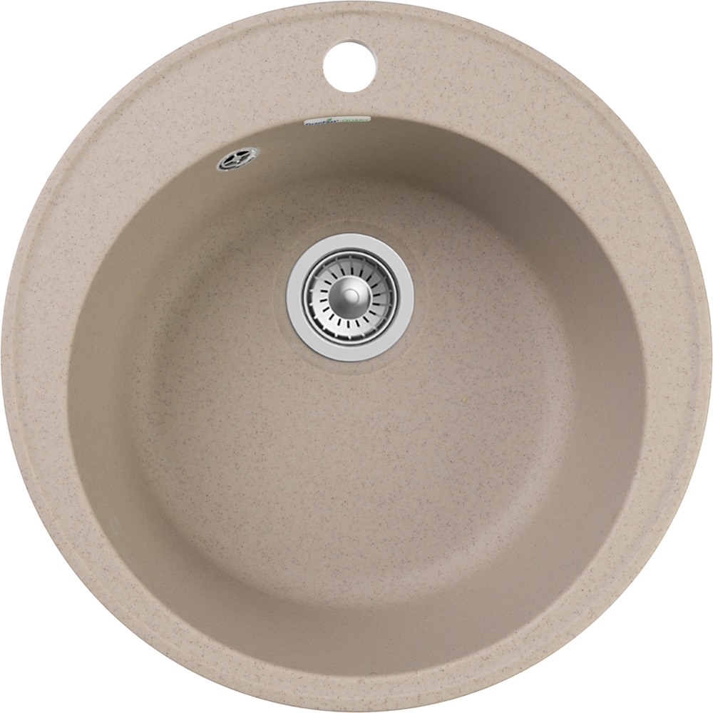 GranFest QUARZ GF-Z08, мойка, гранит, песочный