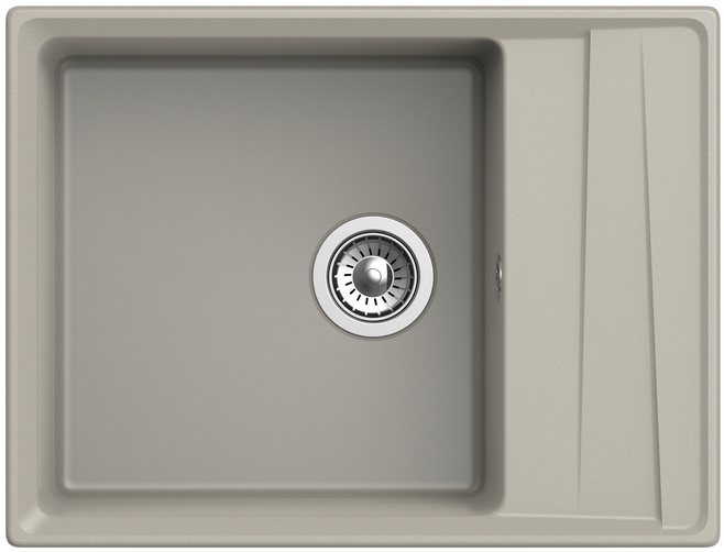 GranFest LEVEL GF-LV-660L, мойка, мрамор, топаз